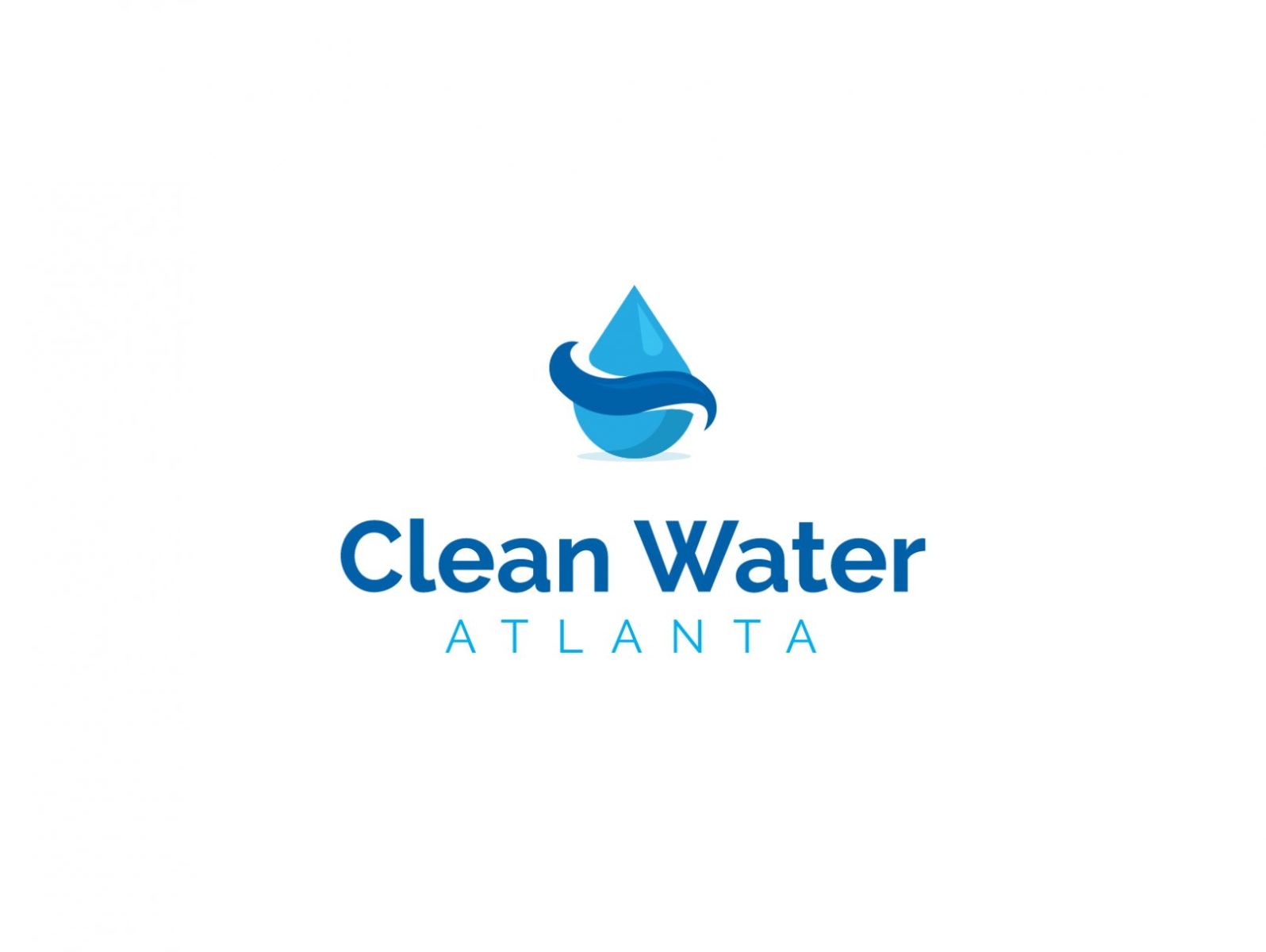 Clean Water Atlanta Logo Design by Marko Bulatovic on Dribbble