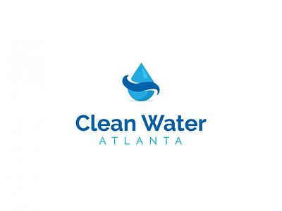 Clean Water Atlanta Logo Design