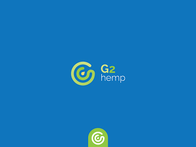 G2 Hemp Cannabis Oil Logo Design blue branding cannabis creative design g2 hemp hemp logo hemp oil logo logodesign minimal oil typography