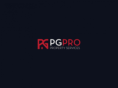 P PG House Logo Design Negative Space Creative