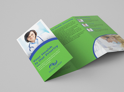 4Fold Medical brochure 4fold brochure brand branding brochure corporate design design helth medical unique design