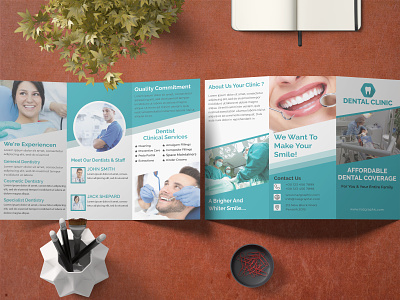 Tri Fold Medical Brochure branding business brochure covid 19 design medical brochure new design template tri fold brochure unique design