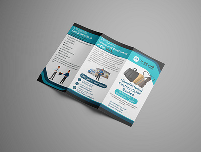 Tri Fold Corporate Brochure branding business flyer creative flyer graphic design new brochure tri fold unique design
