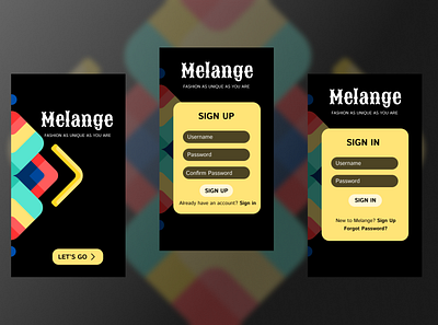 001 - Sign Up design ui