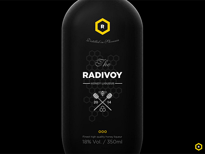 Radivoy alcohol branding drink liqueur logo packaging
