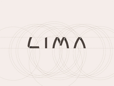 Lima construction design logo