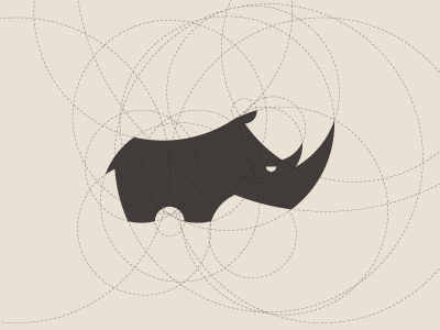 Rhiny logo rhino rhinoceros