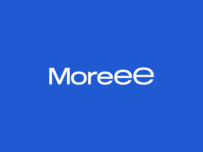 Moreee branding logo logotype minimal moreee typography vector wordmark
