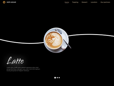 Web design Coffe Shop