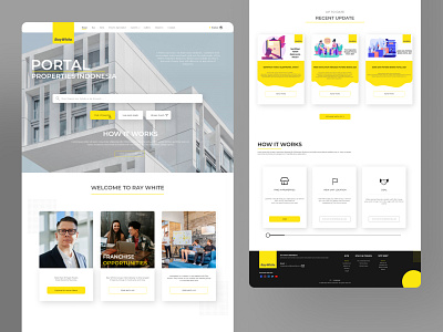 Ray White web landing page Re-design