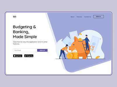 Hero Slider design for Banking website bank banking banking app banking website budget design hero banner hero section hero slider money money management ui ui design uiux user experience ux