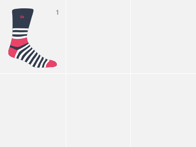 InVision Socks contest illustrations socks
