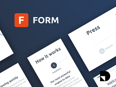 Meet Form  - A wireframe kit by InVision