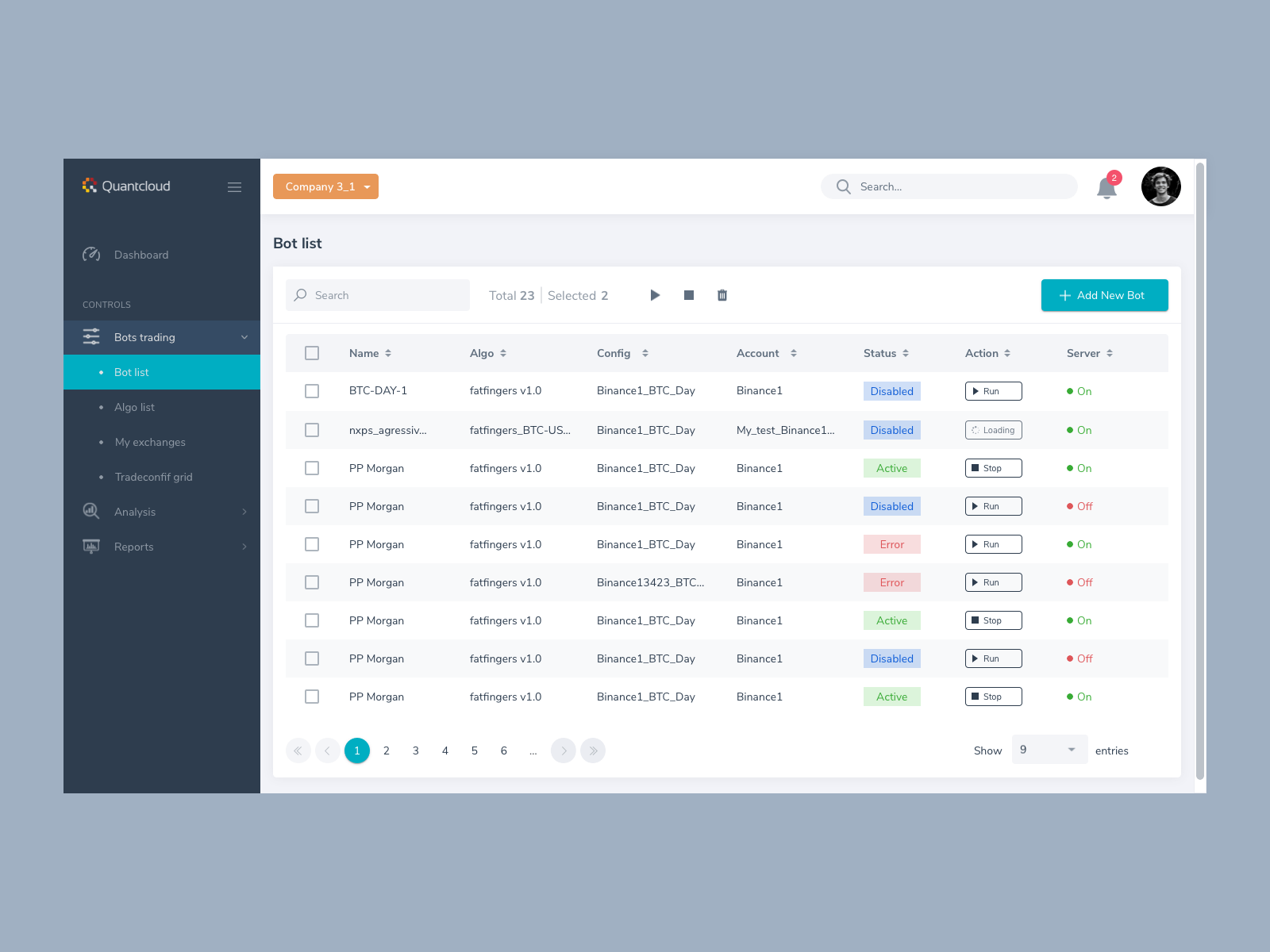 Bot trading animation bitcoin blockchain crypto cryptocurrency design designs interface principle strategies table trading ui uiux user flow ux web