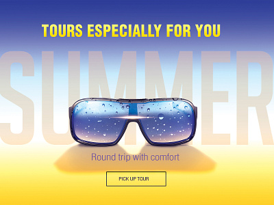 Tours banner design branding design photoshop webdesign website