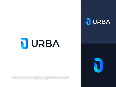 U Logo black blue blues brand brandauxin business logo colorful company logo custom logo flat gradient icon illustration minimal modern logo typography u u logo urban vector