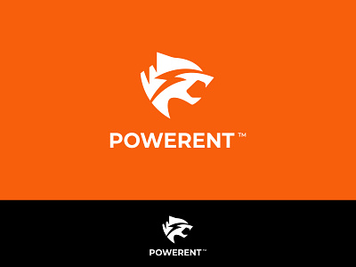 Tiger Power Logo angry app brand brandauxin business logo company logo custom logo electric flat icon illustration logo minimal power powerent tiger tiger power tm typography vector