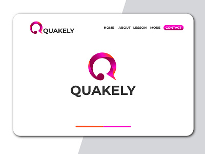 Q logo 3d brand brandauxin branding business logo design gradient gradient logo graphic design homepage design icon logo minimal q letter q letter logo q logo quakely typography ux design vector