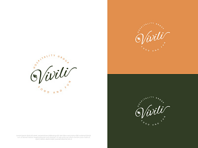 Vivili brand brandauxin branding clean custom logo design flat icon illustration leaf leaf logo logo minimal modern logo rounded simple design typography v logo vector vivili
