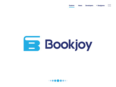 Bookjoy book cover book design book logo brand brandauxin branding clean custon design flat icon illustration logo minimal modern noot nootbook typography vector
