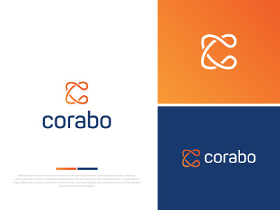 Corabo brand brandauxin branding c c logo clean design graphic design icon illustration logo minimal pro typography ui vector