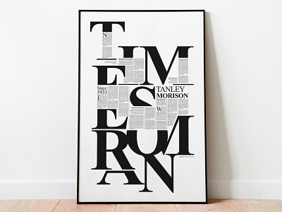 Times New Roman composition design editorial frame inspiration layout poster poster design print times times new roman type typeface typo typography