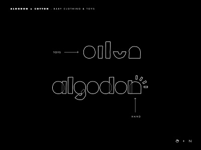 Algodon logo reference baby brands design golden ratio goldenratio inspiration layout logo logotype mark market toy type