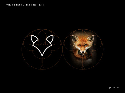 Old Fox logo grid branding brands design golden ratio goldenratio inspiration layout logo logotype type