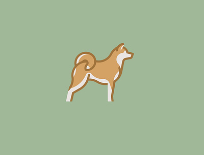 Akita 秋田犬 akita design dog illustration logo