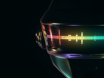 Daft Punk – Thomas 2017 3d alive daft electronic helmet lights music neon punk render thomas
