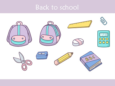 Back to school stickers