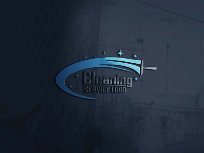 cleaning service logo