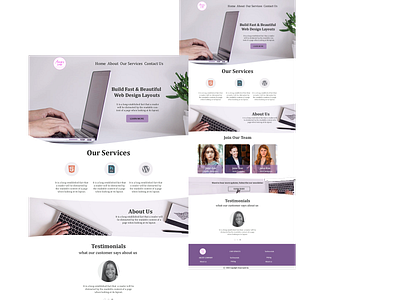 Business Landing Page Mockup/UI branding design landing page design landingpage ui ui ux ui design uidesign web web design website