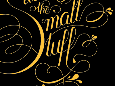 Dribbble 004 hand lettering poster typography