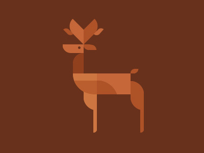 Geometric Deer animal deer geometric icon illustration