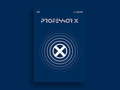 Marvel X-Men Minimalist Poster marvel minimalist poster x men