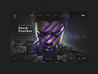 Black Panther Concept Ui Design