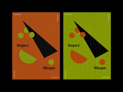 Super Shape Geometry Daily Poster daily geometry poster shape super