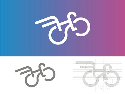 Bicycle Express bicycle competition courier expedition express logo logodesign logomark simple logo sport