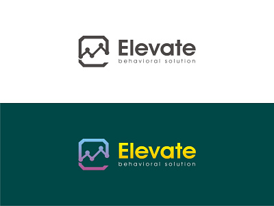 Elevate accounting combination logo company company logo gradation logo statistic