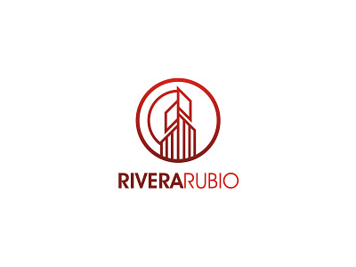 RIVERA RUBIO business family home house living logo management property real estate