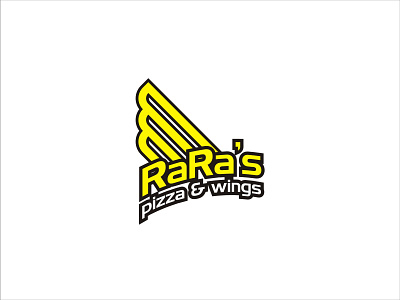 RARA PIZZA AND WINGS bread culinary food memorable modern pizza snack wing yellow