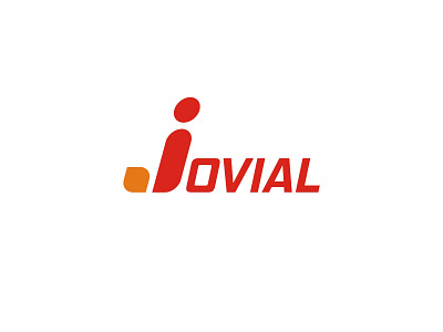 JOVIAL brand branding combination logo concept identity italic logo logogram logotype modern