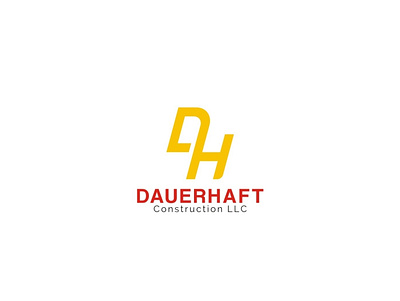 LOGO DAUERHAFT CONSTRUCTION abstract branding builder combination company construction contractor lettering logo