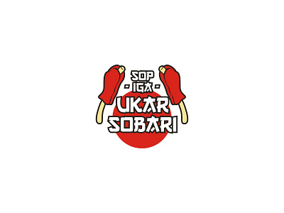 LOGO SOP IGA UKAR BAKARI beverages brand branding concept culinary fnb food grill identity logo meat modern steak