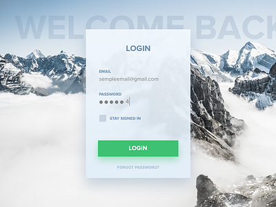 Dailyui #001 Login