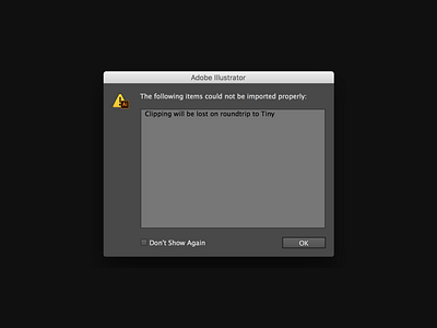 My favorite error message *eye roll* adobe creative cloud error error message illustrator roundtrip to tiny