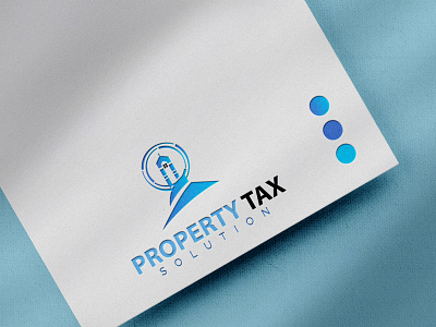 Property Tax Logo Design 3d branding graphic design logo