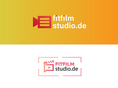 fitfilm Minimalist logo Designer 3d animation branding graphic design logo motion graphics ui