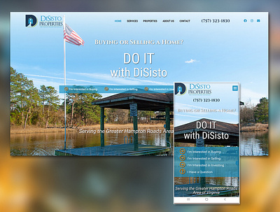 Responsive Website for a Real Estate Agent design photography responsive web design web website design